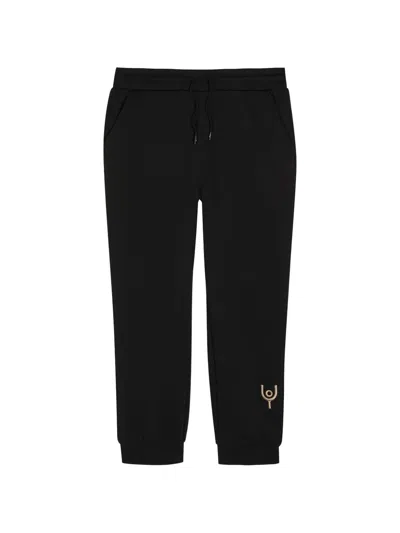 Now You Live Magna Drawstring Track Pants In Black
