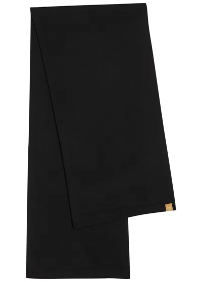 Now You Live Merino Wool Wrap In Black