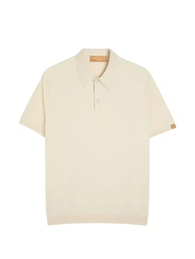 Now You Live Pickwell Button Short-sleeve Polo Shirt In Brown