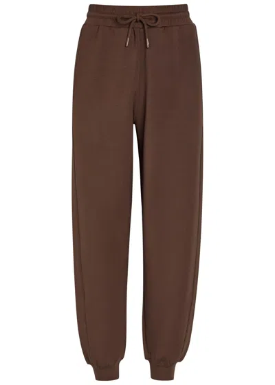 Now You Live Uppingham Jersey Sweatpants In Brown