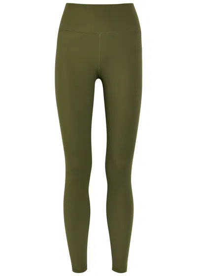Now You Live Willoughby Stretch-jersey Leggings In Green