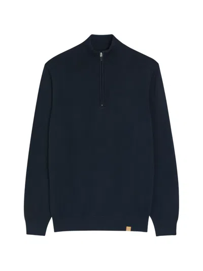 Now You Live Woodhouse Zip-neck Sweater In Brown