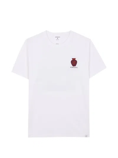 Nowadays Graphic-print T-shirt In White