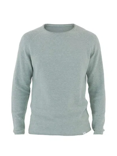 Nowadays Honeycomb Crew-neck Sweater In Green