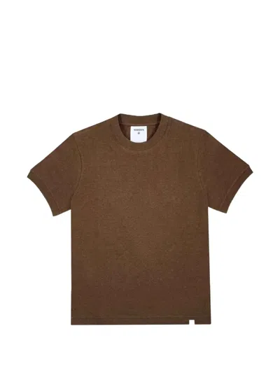 Nowadays Mélange T-shirt In Brown