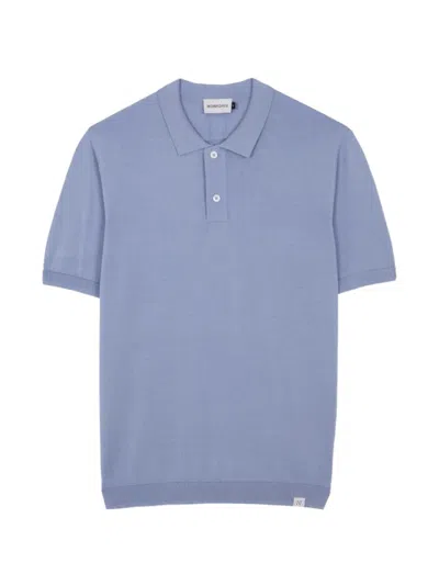 Nowadays Short-sleeve Polo Shirt In Blue