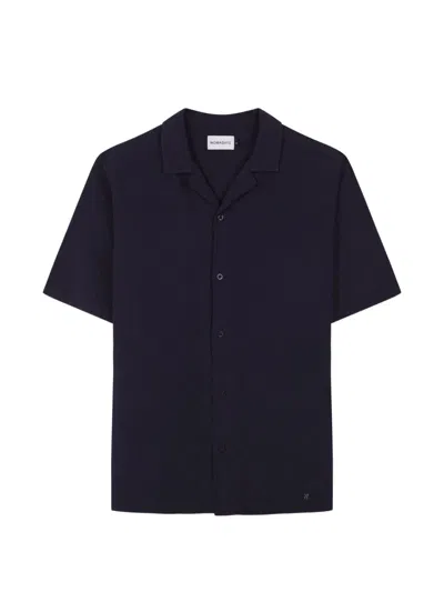 Nowadays Short-sleeve Shirt In Blue