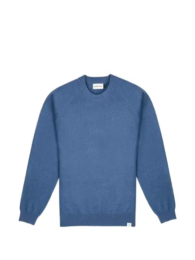 Nowadays The Signature Raglan-sleeve Sweater In Blue