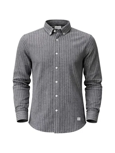 Nowadays Tweed-structure Shirt In Grey