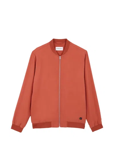 Nowadays Zip-up Bomber Jacket In Pink