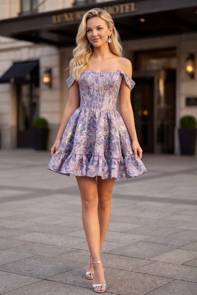 Nox Anabel A7018 Lilac Multi 2 Sale In Transparent