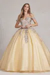 Nox Anabel Ju809 Long Off Shoulder Quinceanera Dress In Multi