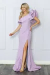 Nox Anabel One Shoulder Sexy Long Prom Dress In Purple