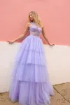 Nox Anabel P1400 Formal Long Prom Ballgown In Purple