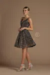 Nox Anabel Sequins Cocktail Short Homecoming Dress In Multi