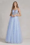 Nox Anabel T1084 Long Prom Dress Ball Gown In Purple