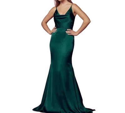 Nox Anabel Women's Simple Long Classic Dress In Green