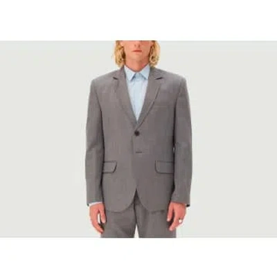 Noyoco Clint Suit Jacket In Gray