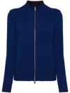 N•peal Ayla Organic Cashmere Cardigan In 蓝色