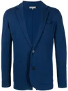 N•peal Cashmere Buttoned Jacket In Blue