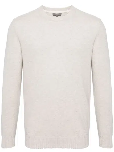 N•peal Crew-neck Cashmere Jumper In Grey