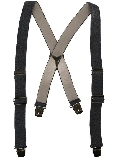 N•peal Crossover-strap Braces In Grey
