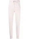 N•peal Drawstring Slim-cut Trousers In Neutrals