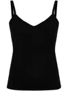 N•peal Fein Gestricktes Top In Schwarz