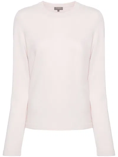 N•peal Long-sleeve Cashmere Jumper In Rosa