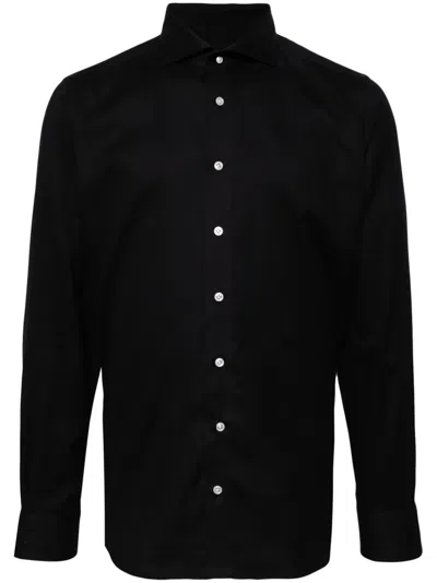 N•peal Long-sleeve Shirt In Blue