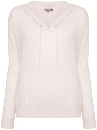 N•peal Maya Cashmere Hoodie In 粉色