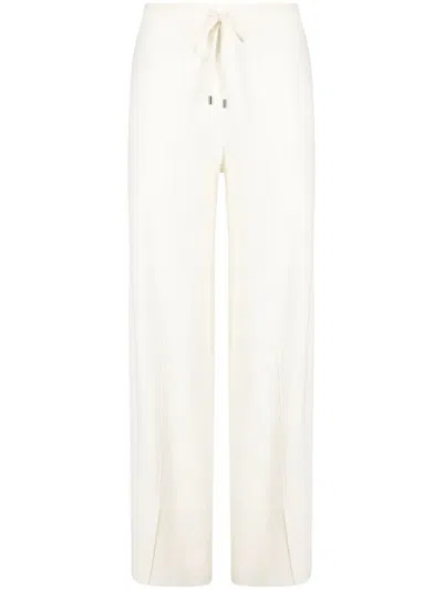 N•peal Metal-trim Drawstring Trousers In White