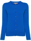N•peal Olivia Cardigan Aus Bio-kaschmir In Blau