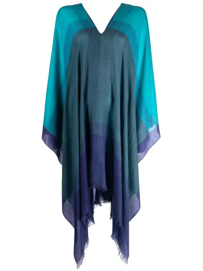 N•peal Kaftankleid Mit Farbverlauf In Green