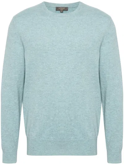 N•peal Oxford Pullover Im Oversized-look In Blau