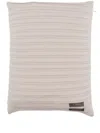 N•peal Ribbed Cashmere Cushion In Grey
