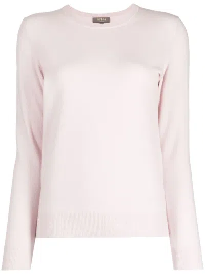 N•peal Ribbed-knit Cashmere Jumper In Pink