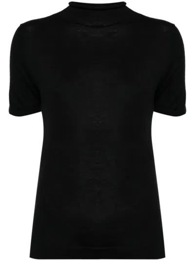N•peal Rosie T-shirt Aus Kaschmir In Blau