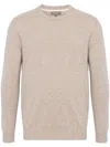 N•peal Crew-neck Cashmere Jumper In Neutrals