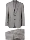 N•peal Single-breasted Three-piece Suit In Grey