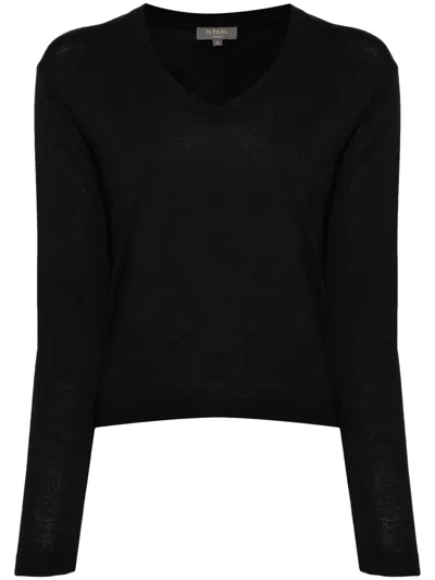 N•peal Superfine Pullover Aus Kaschmir In Schwarz