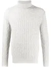 N•peal Turtle Neck Jumper In Grey
