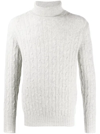 N•peal Turtle Neck Jumper In Grey