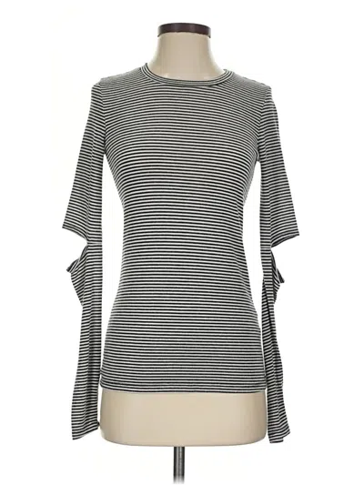 Pre-owned N:philanthropy 3/4 Sleeve T-shirt In Gray