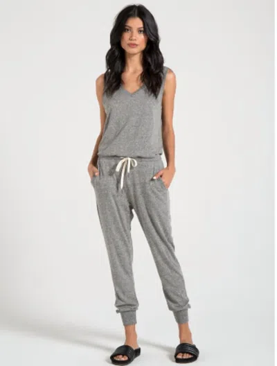 N:philanthropy Berry Sleeveless Jumpsuit In Grey In Gray