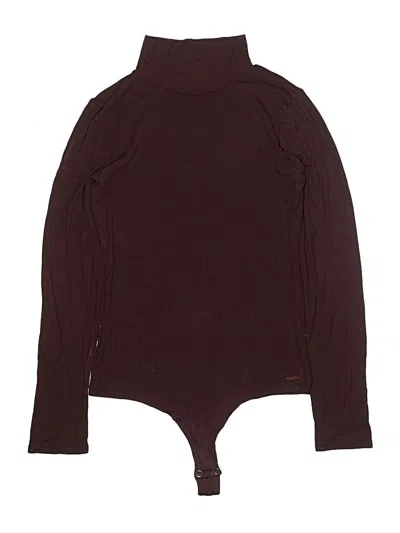 Pre-owned N:philanthropy Bodysuit In Burgundy