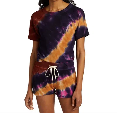 N:philanthropy Colby Sweatshirt Tee In Sherbert Haze Tie-dye In Purple