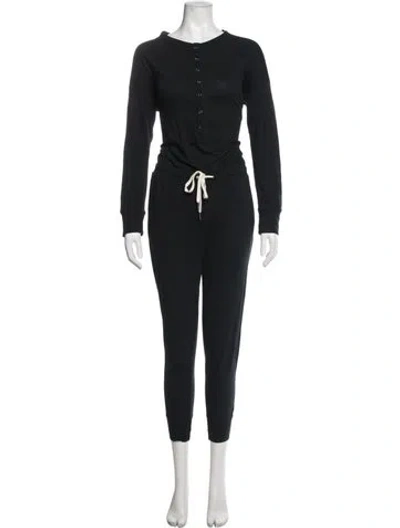 Pre-owned N:philanthropy Crew Neck Jumpsuit In Black
