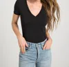 N:philanthropy Honey Bodysuit In Black Cat In Multi
