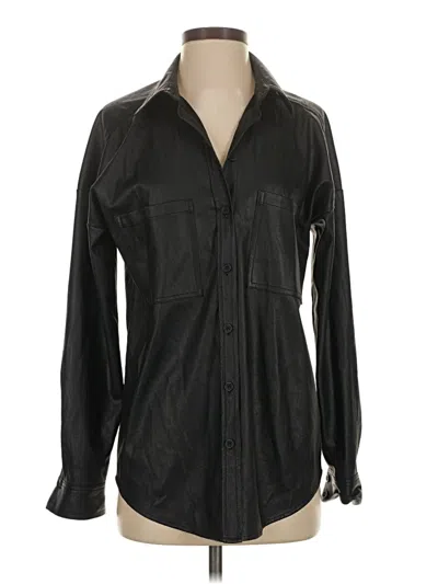 Pre-owned N:philanthropy Long Sleeve Blouse In Black